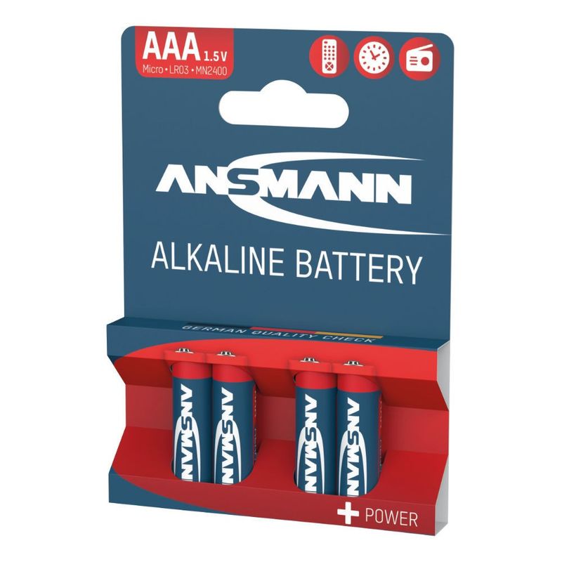 Ansmann AAA/LR3 Batteripaket 1,5V 4st
