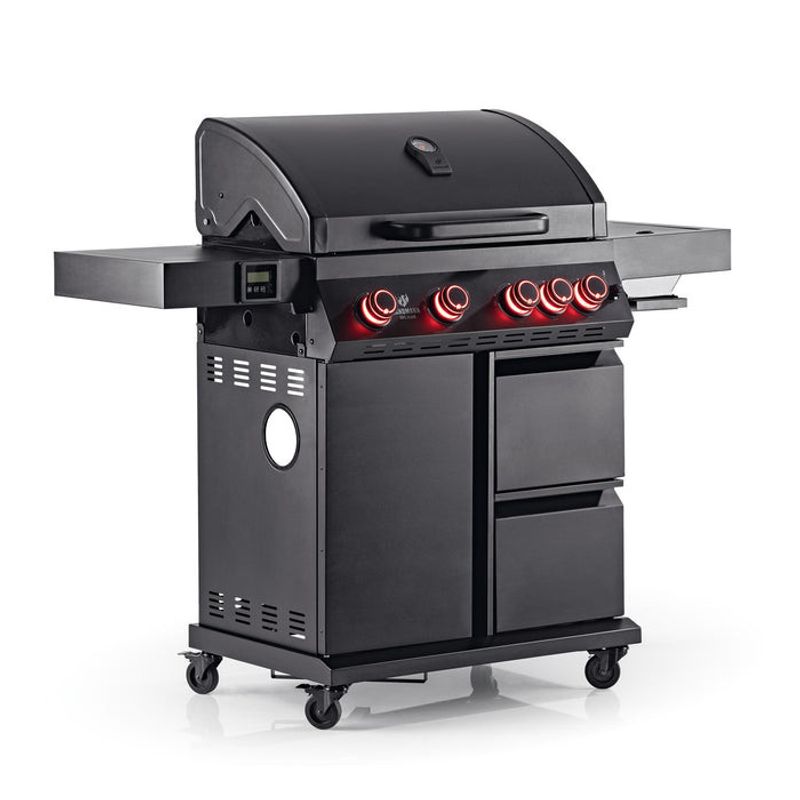 Landmann Cool Black MaxX 4.1 Gasolgrill 4-Brännare Svart