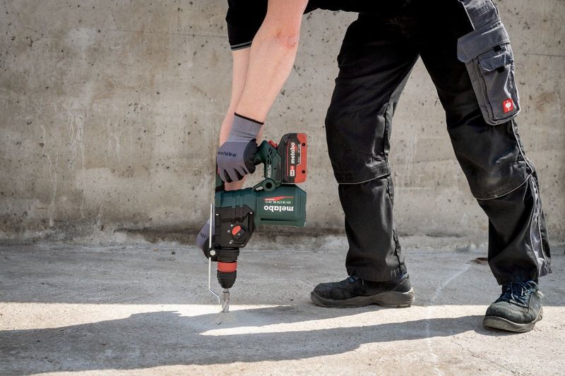 Metabo KH 18 LTX BL 28 Q Set ISA Borrhammare med utsug 18V SDS+ (utan batterier)
