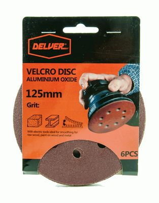 Delver Slippapper 125mm 6-P