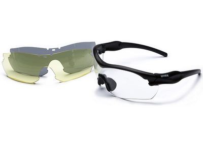 Uvex 9239 Skyddsglasögon Military Sun (3st linser)