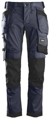 Snickers 6241 Arbetsbyxa Stretch Hölsterfickor Marin/Svart
