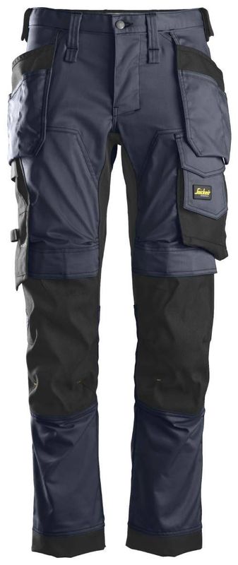 Snickers 6241 Arbetsbyxa Stretch Hölsterfickor Marin/Svart