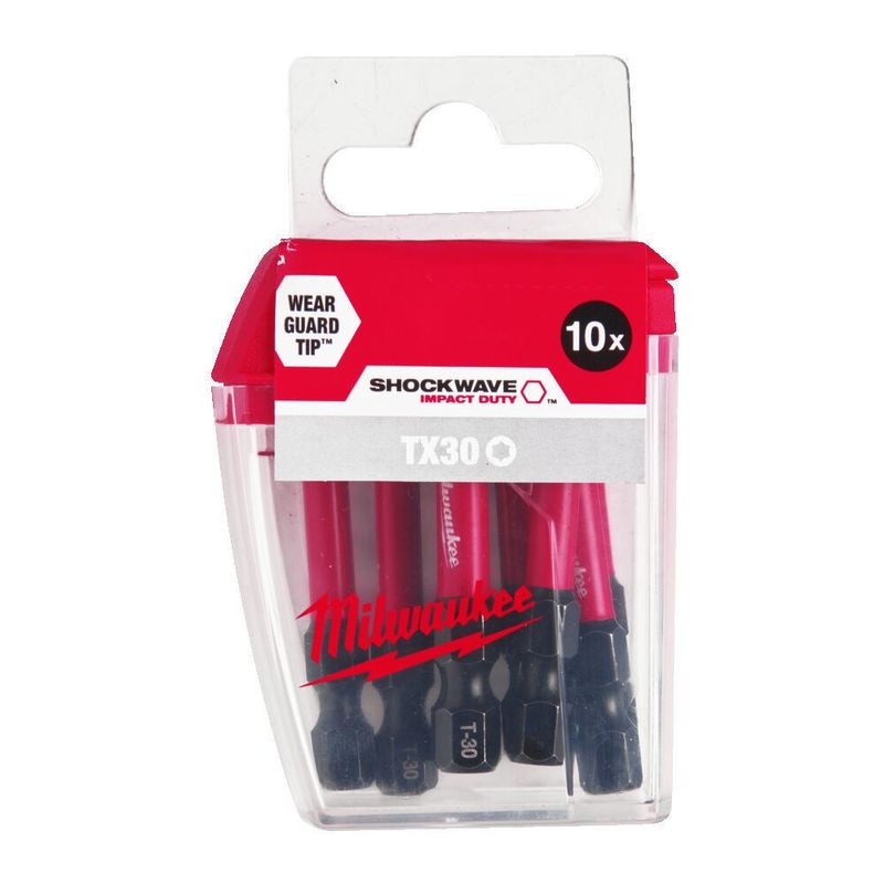 Milwaukee Bits Shockwave TX30x50mm 10-P