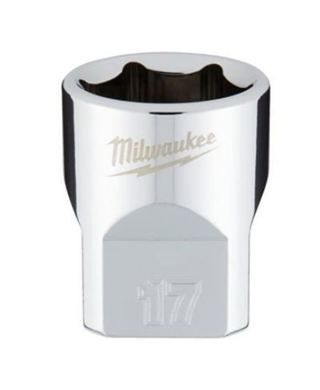 Milwaukee Hylsa 3/8" Kort 17mm