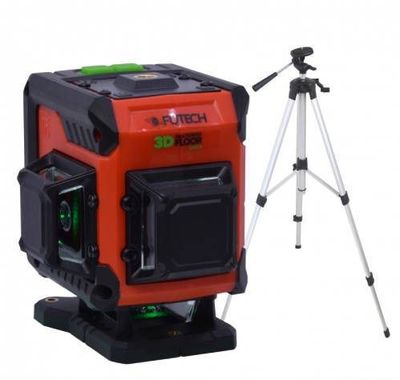 Futech Multilinjelasersats Grön MC3D Floor Tripod I Väska