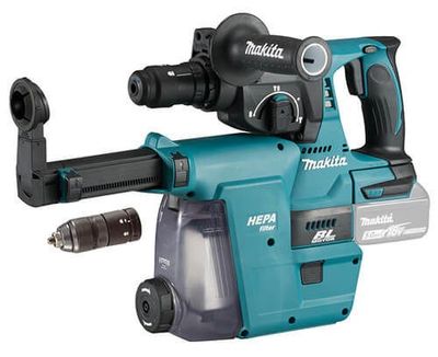 Makita DHR243ZJW Kombihammare HEPA SDS+ 18V (Utan batterier)
