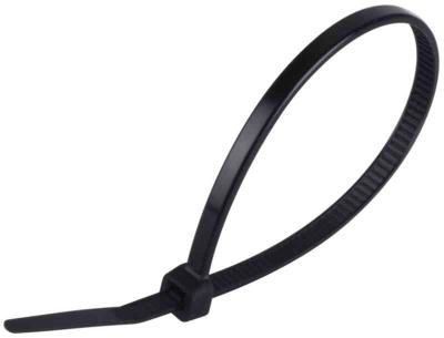 buntband svart 200mmx4.8mm 20st påse uv-beständig