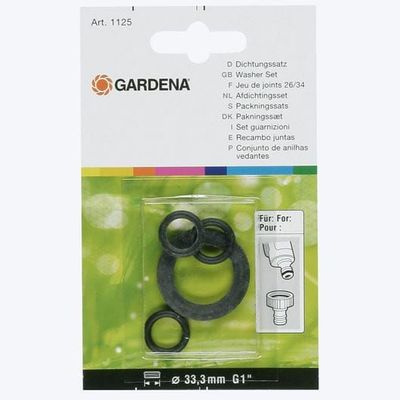 Gardena 01126-20 3 st O-ring och 1 st 1/2" flat