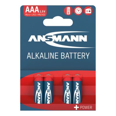 Ansmann AAA/LR3 Batteripaket 1,5V 4st