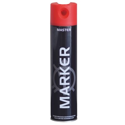 Spray Master Markeringsfärg Flour Röd 600ml
