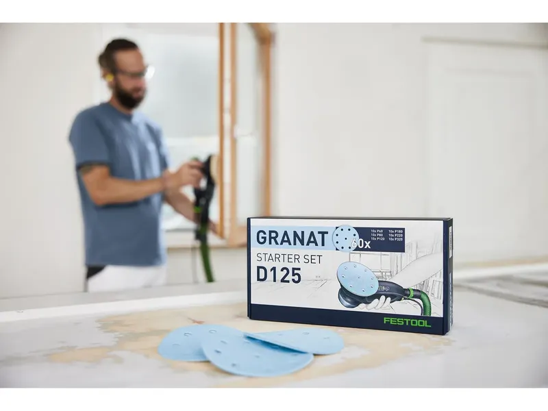 Festool Slippapper Granat D125 GR-Set