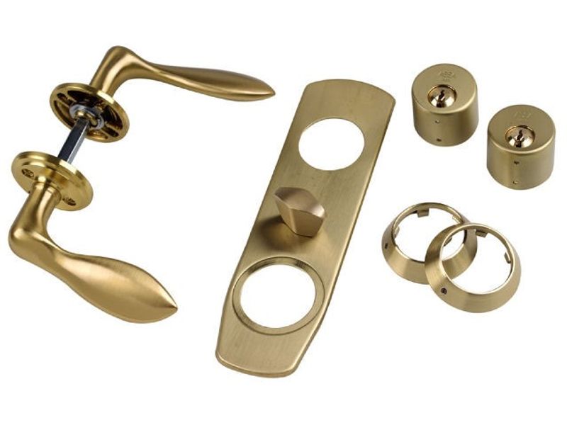 ASSA Behörssats Ytterdörr Entré D12 B1 Handtag 1956 MF