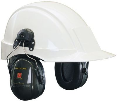 Peltor Optime 2 Hörselkåpa med hjälmfäste (GRÖN) H520P3E