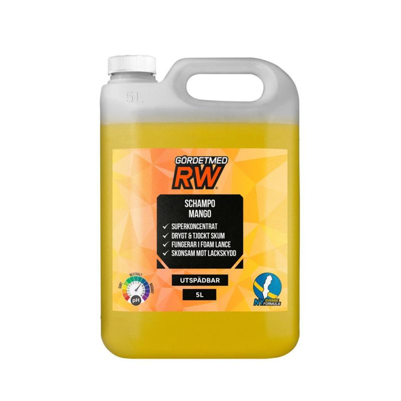 GRW Högskummande schampo Mango 5L