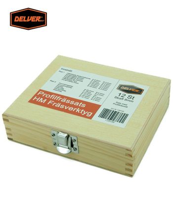Delver Profilfrässats (12-delar)