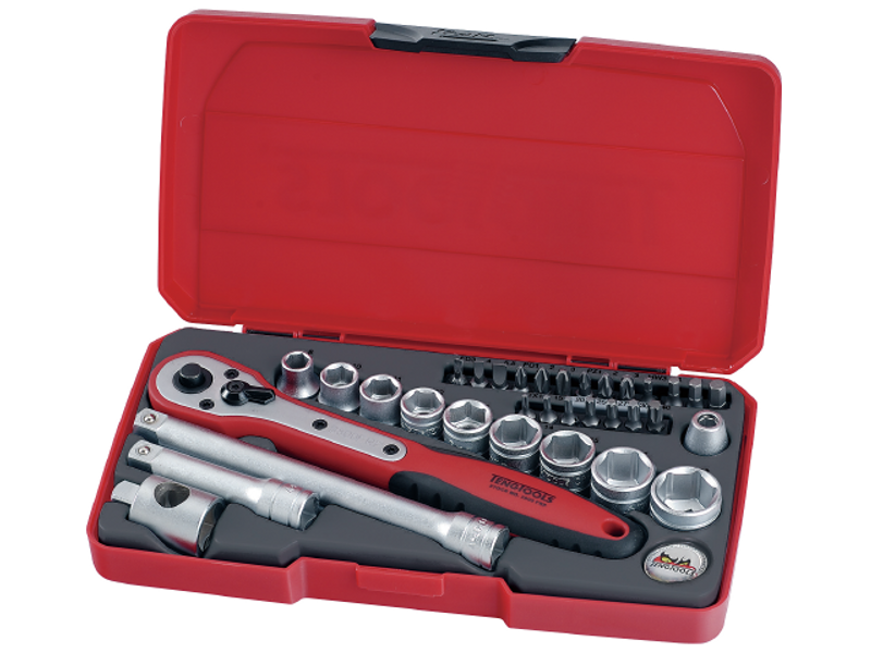 Teng Tools T3834 Hylsnyckelsats 34-delar