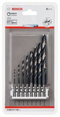 Bosch Metallborrsats HSS IMPACT 2-10mm (8-delar)