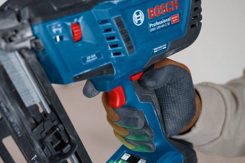 Bosch GNH 18V-64-2 M Dyckertpistol 18V 1,6mm 20° L-BOXX (utan batterier)