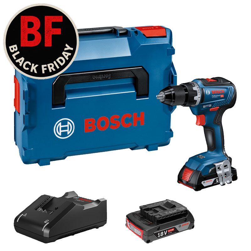 Bosch Skruvdragare GSR 18V-55 2X4AH PC L-BOXX