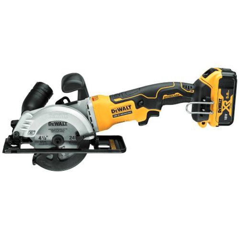 DeWalt DCS571P2 Cirkelsåg 18V XR  115mm (2x5,0Ah)