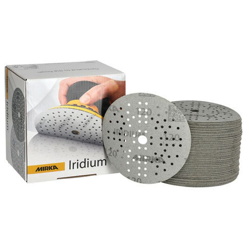 Mirka Slippapper IRIDIUM 125mm Grip 89H