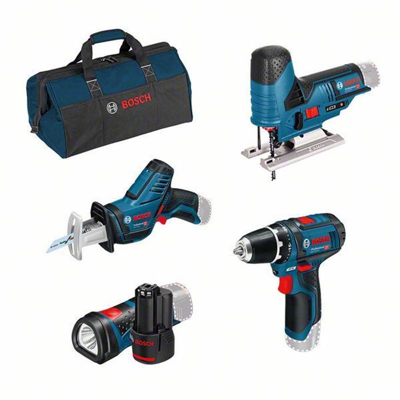 Bosch Verktygspaket 12V GSR/GSA/GST/GLI (2x2,0ah)