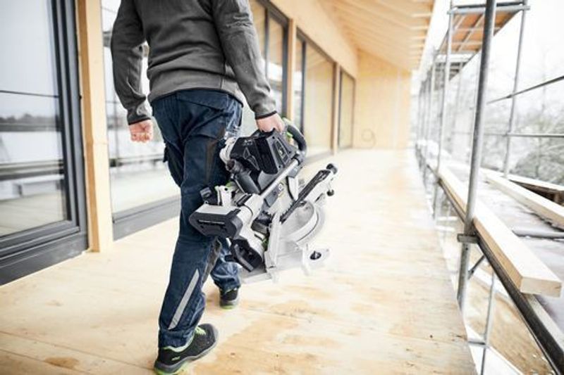 Festool Kap-/gersåg 18V KSC 60 EB 5,0 I-UG-Set (2x5,0ah)
