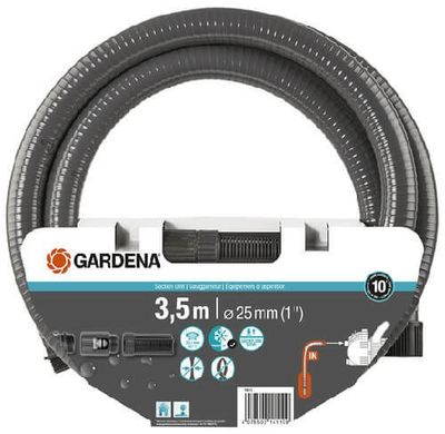 Gardena 01411-20 Sugslang med backventil, 3,5 m