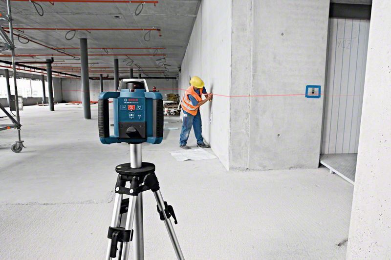 Bosch GRL 300 HV Rotationslaser med mottagare, fjärrkontroll & hållare