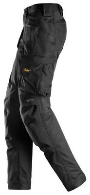 Snickers 6247 – Svart stretchbyxa dam med hölsterfickor och CORDURA