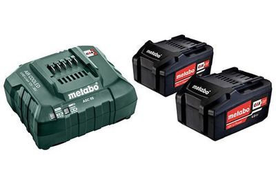 Metabo BASIS-SET (2x18V 4,0ah batterier + Snabbladdare)