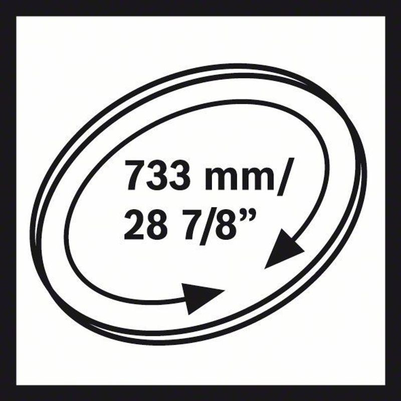 Bosch 2608649000 Bandsågblad 18TPI för GCB 18 2-P 733mm