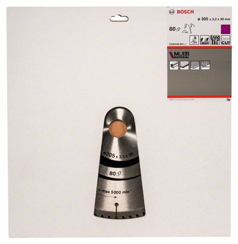 Bosch Sågklinga 305mm 80T (Multi Material)