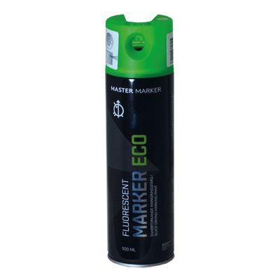 Spraymaster Marker Eco Märkfärg Fluorescerande Grön 500 ml