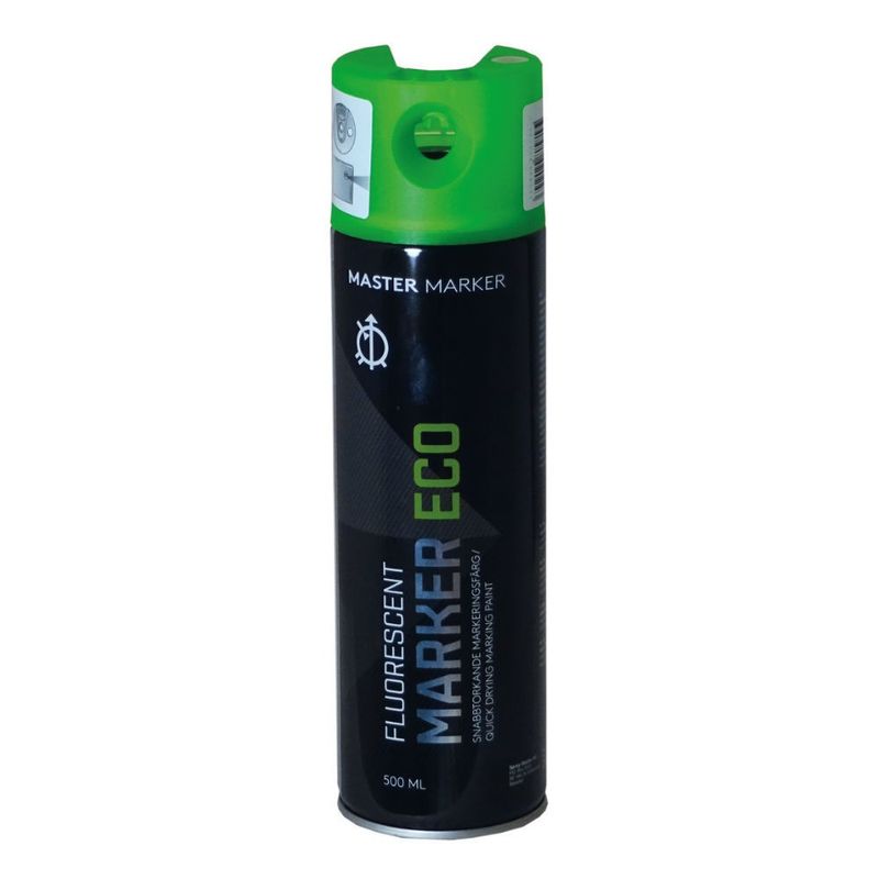 Spraymaster Marker Eco Märkfärg Fluorescerande Grön 500 ml