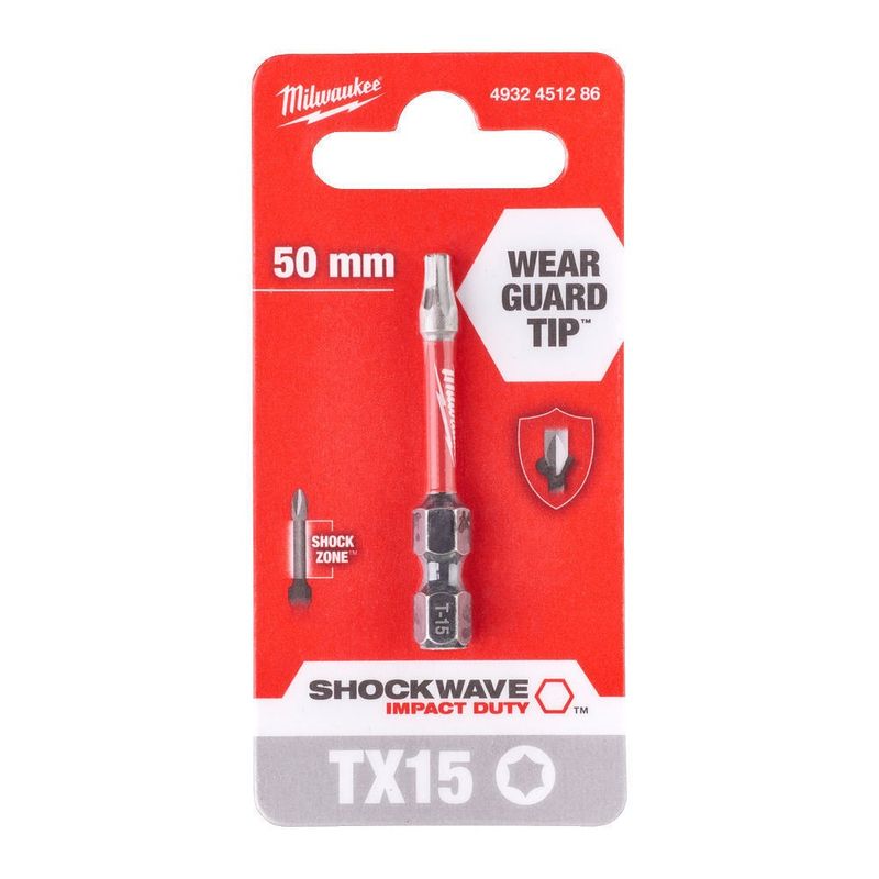 Milwaukee Bits Shockwave Tx15x50mm