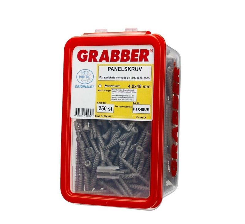 Grabber Panelskruv 4,2X48 UTV 250st