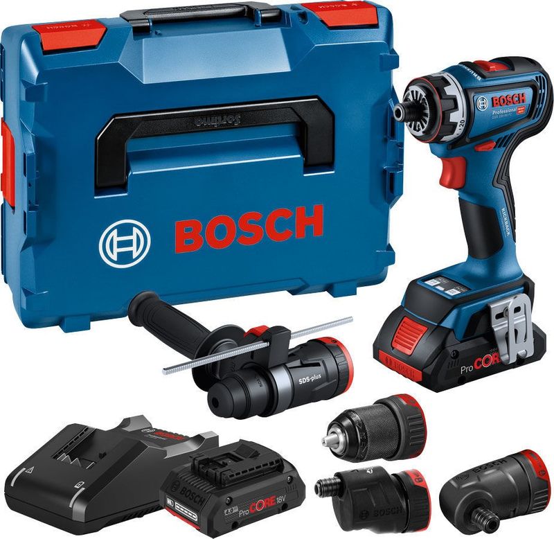 Bosch GSR 18V 90 FC Borrskruvdragare 18V FlexiClick (2x4,0ah)