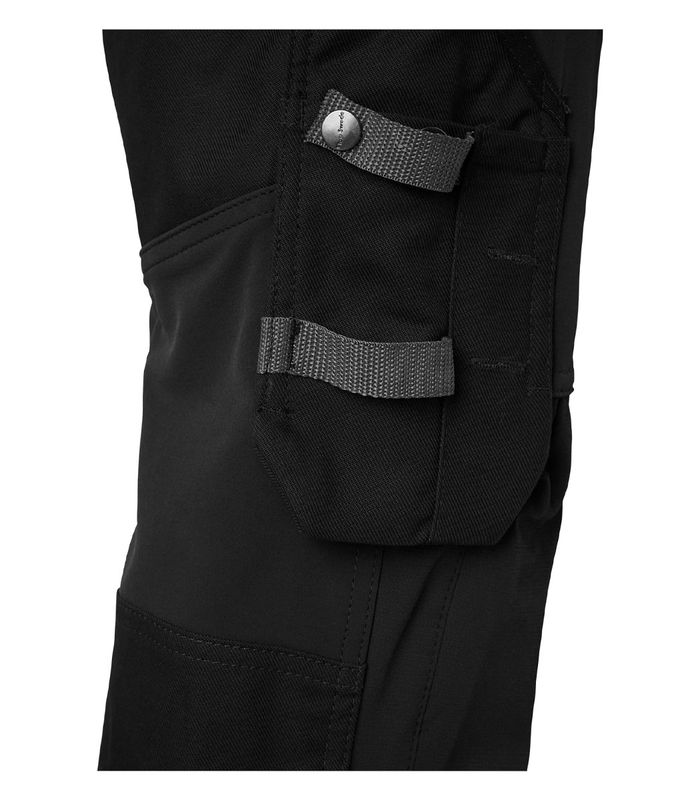 Top Swede 237 Hantverksbyxa med stretch Svart D112