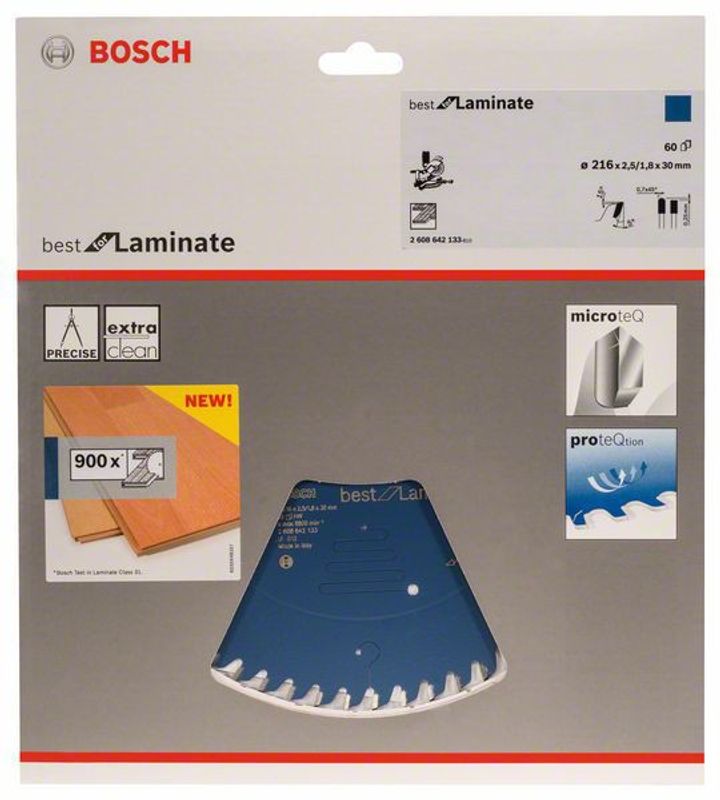 Bosch Sågklinga 216mm 60T (Laminat)