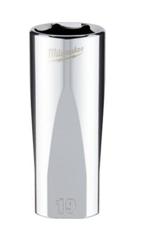 Milwaukee Hylsa 3/8" Lång 19mm