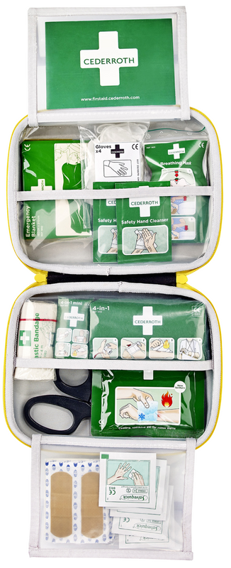Cederroth Första Hjälpen-kit Medium - Omfattande och Hållbart för Arbetsplatser och Hem