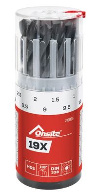 Onsite Borrsats 18-delar Universal 1-10mm