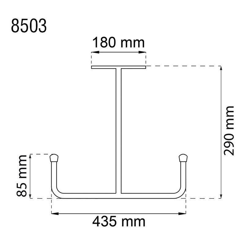 Habo Redskapskrok 8500 15st/sats Grå