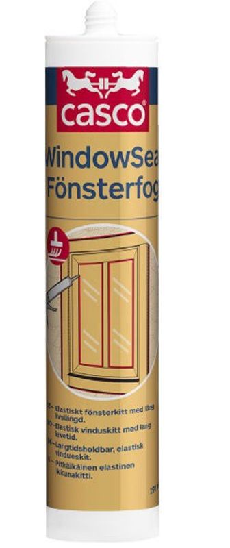 Casco Fönsterkitt CascoSil 5949 Vit (275ml)
