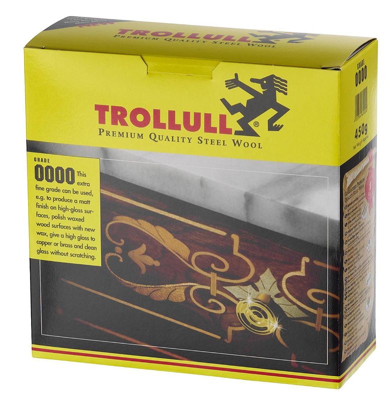 Trollull Stålull 0 450gram 60mm