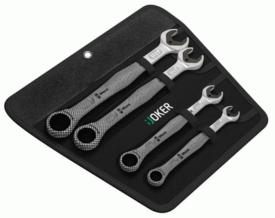 Wera Joker U-Ringspärrnyckelsats 4st (10-19mm)