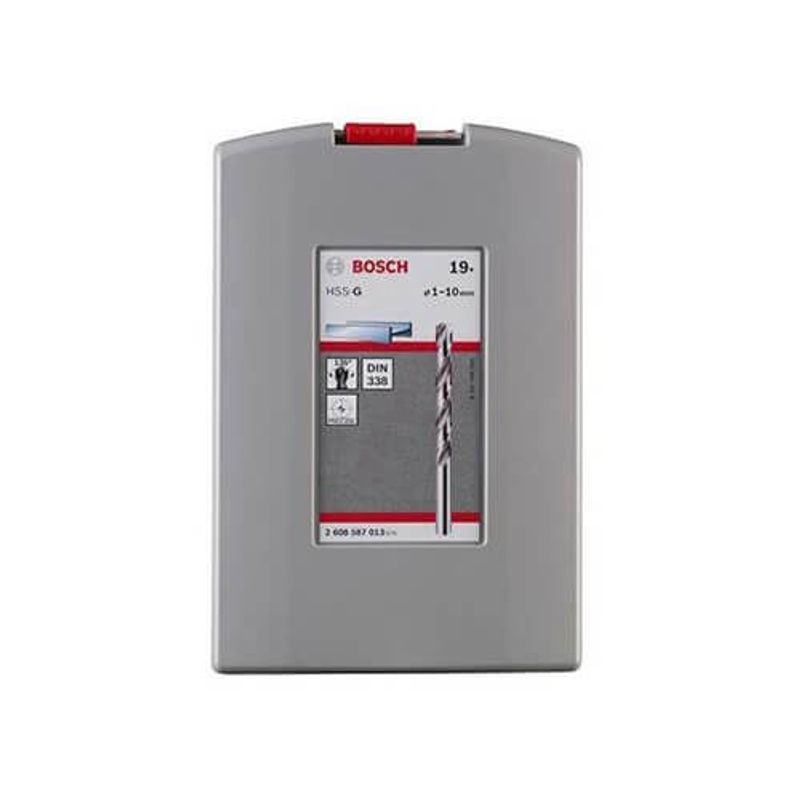 Bosch Metallborrsats HSS-G 1-10mm 135° (19st)