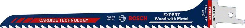 Bosch Expert ‘Wood with Metal’ S 715 LHM tigersågblad 190mm 1st CARBIDE